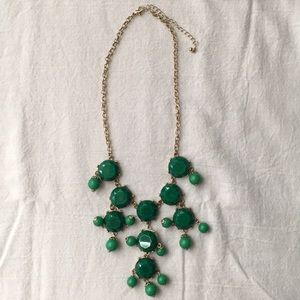 Green Bauble Statement Necklace